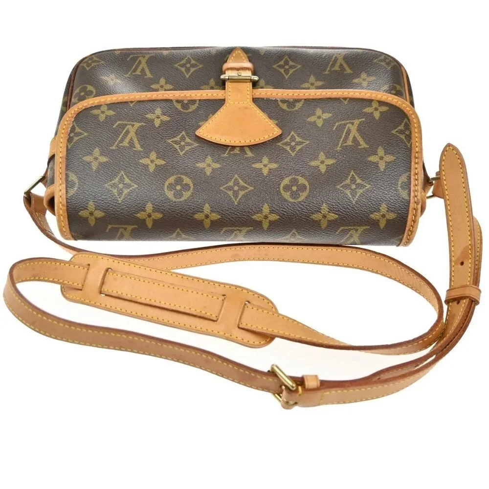 LOUIS VUITTON Sologne Shoulder Bag Monogram Leather Brown France M42250 28CA653 - Picture 5 of 16